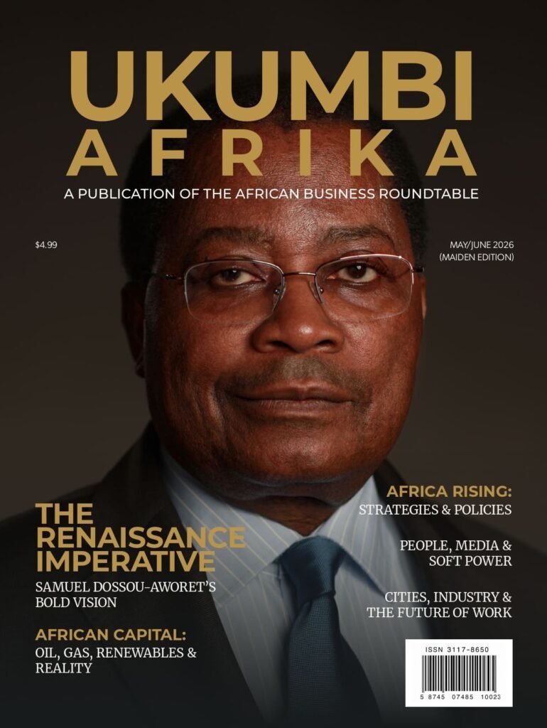 English cover of Ukumbi Afrika Magazine maiden edition